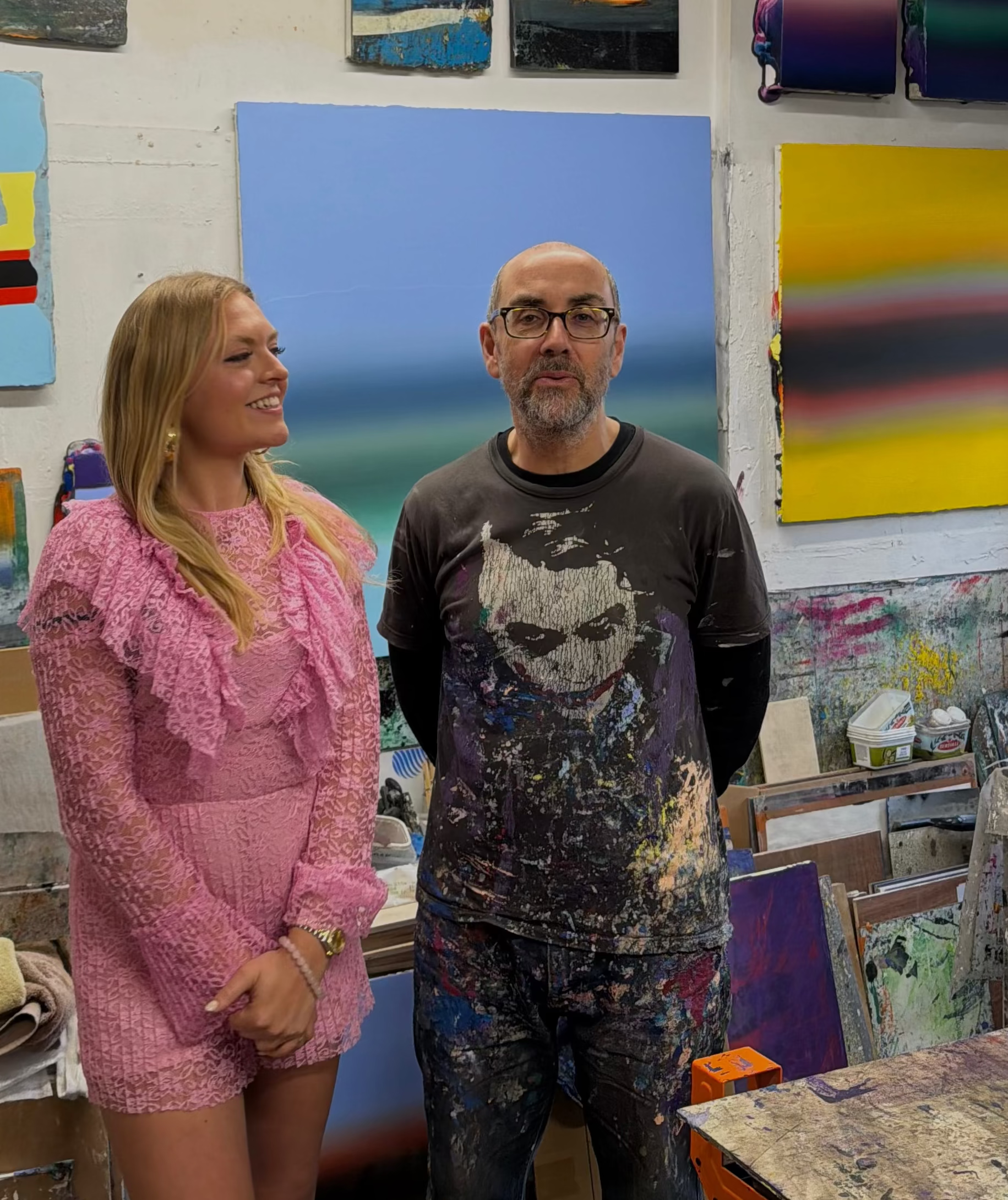 Inside the Studio: Elfyn Lewis - Welsh Contemporary Abstract Artist