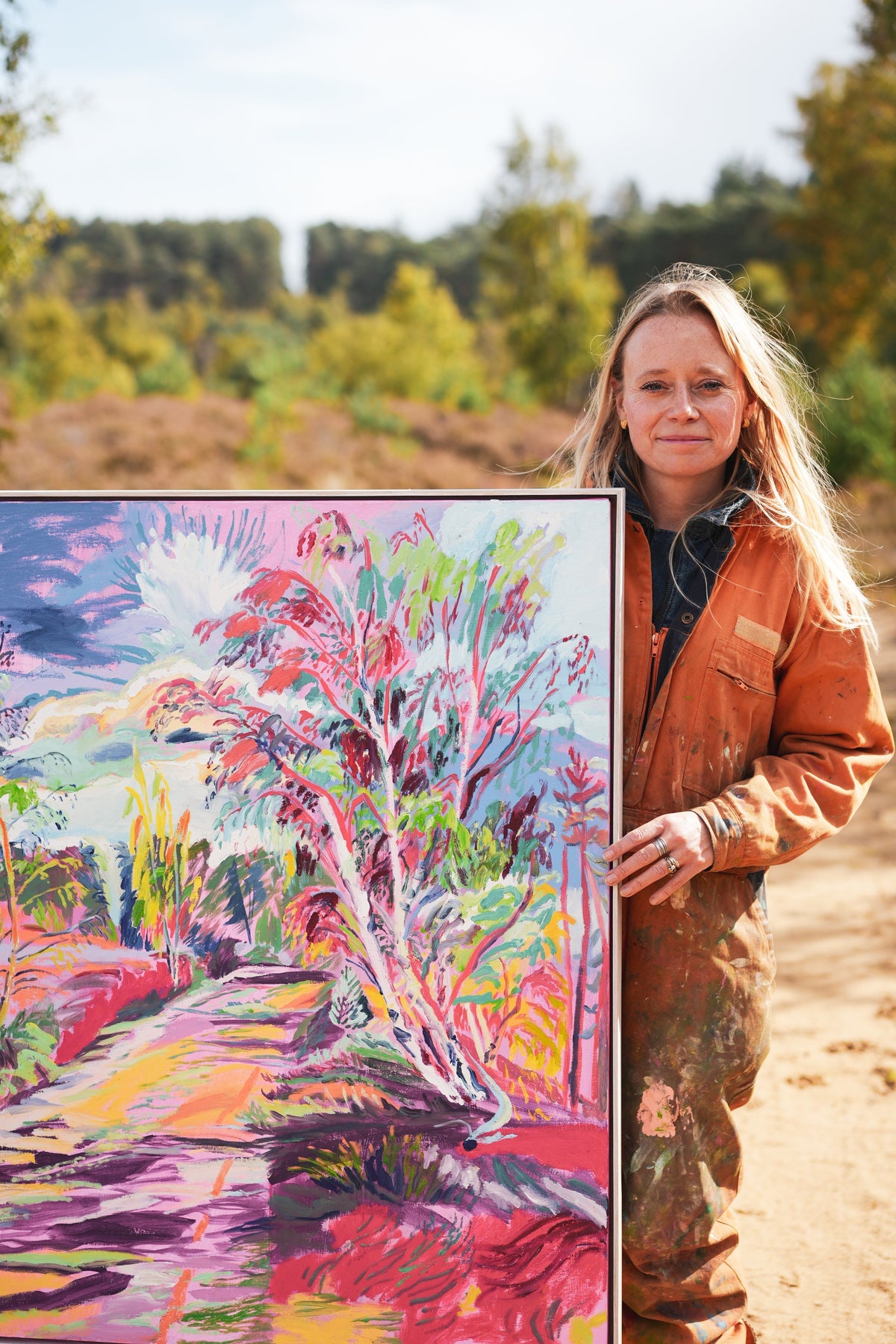 Contemporary Artist Hannah Rollings Plein Air Painter in Nature