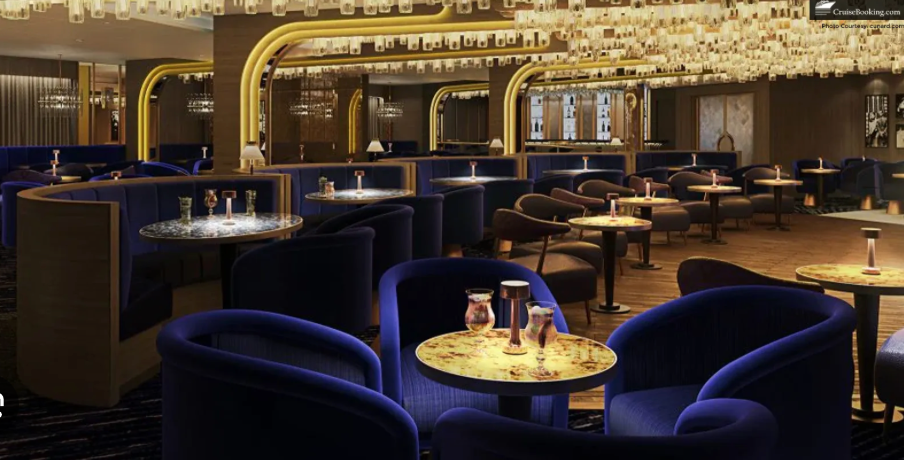 Artwork curated for the Bright Lights Society cabaret bar on Cunard's MS Queen Anne for The Big Deal with Steph McGovern Episode 5